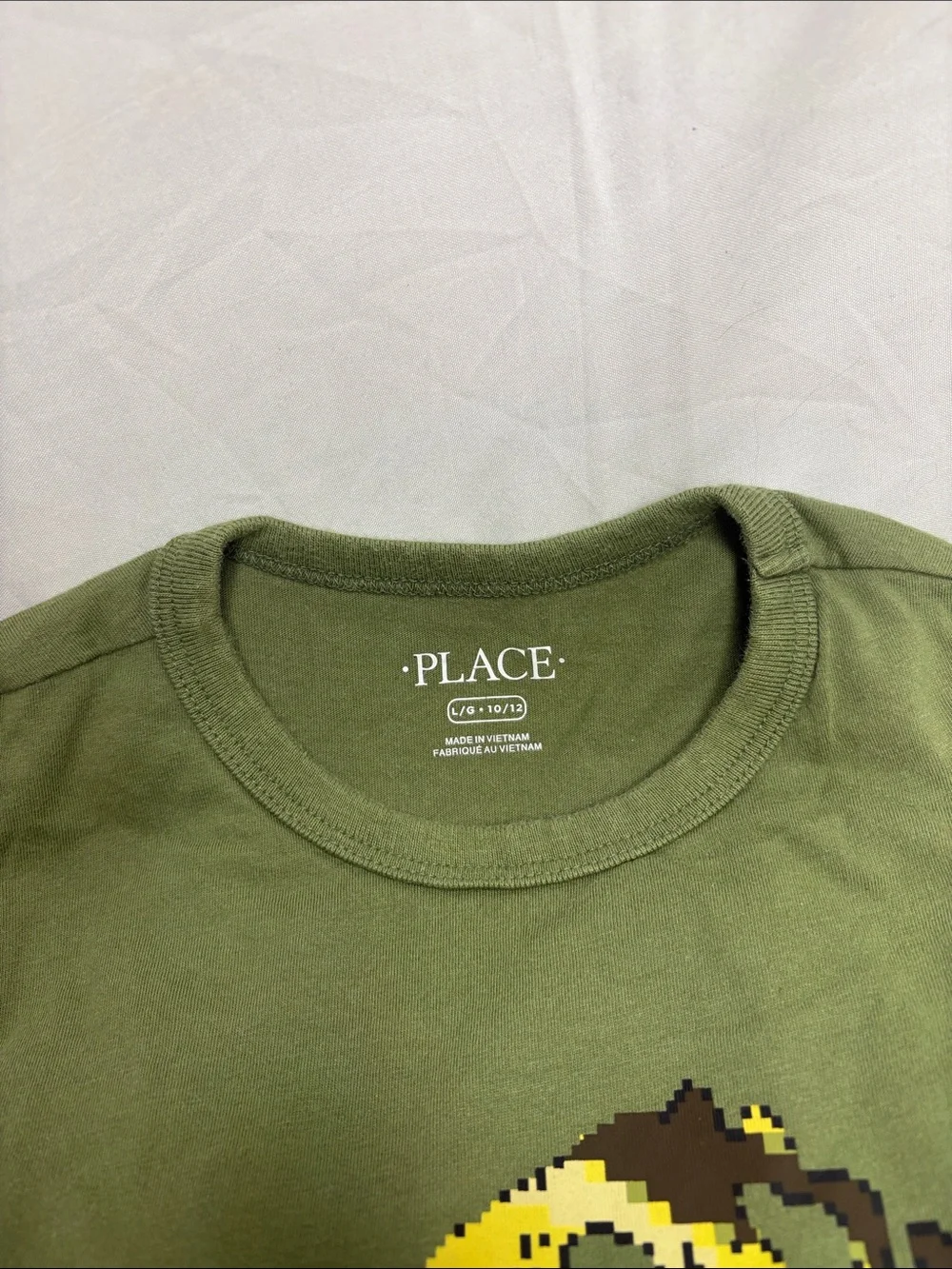 The Children's Place Black Dino Bus Graphic Tee with Yellow Accents